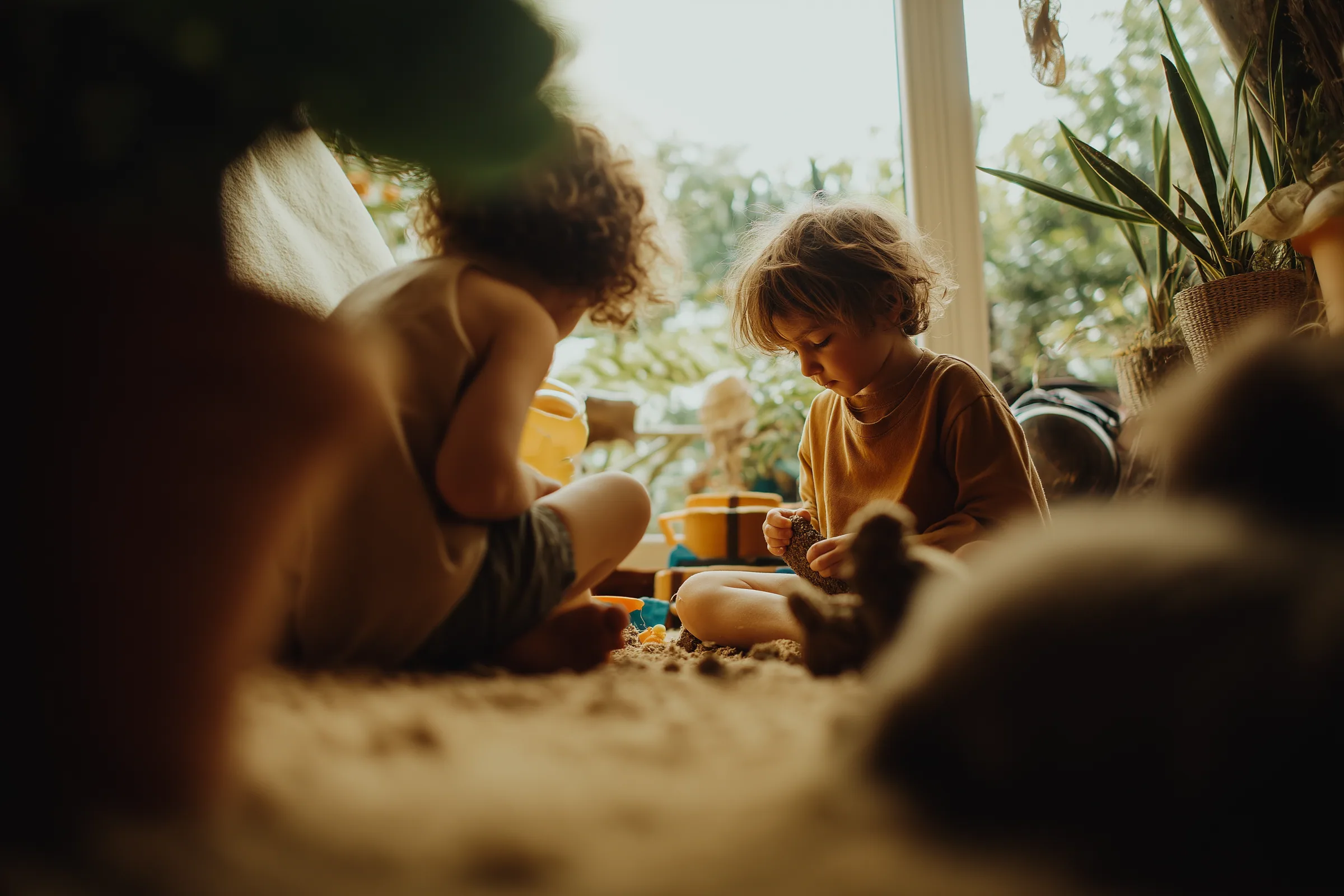 Kids playing together